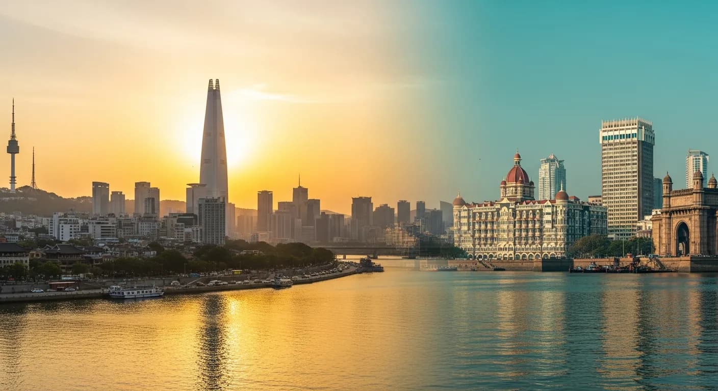 South Korea cityscape