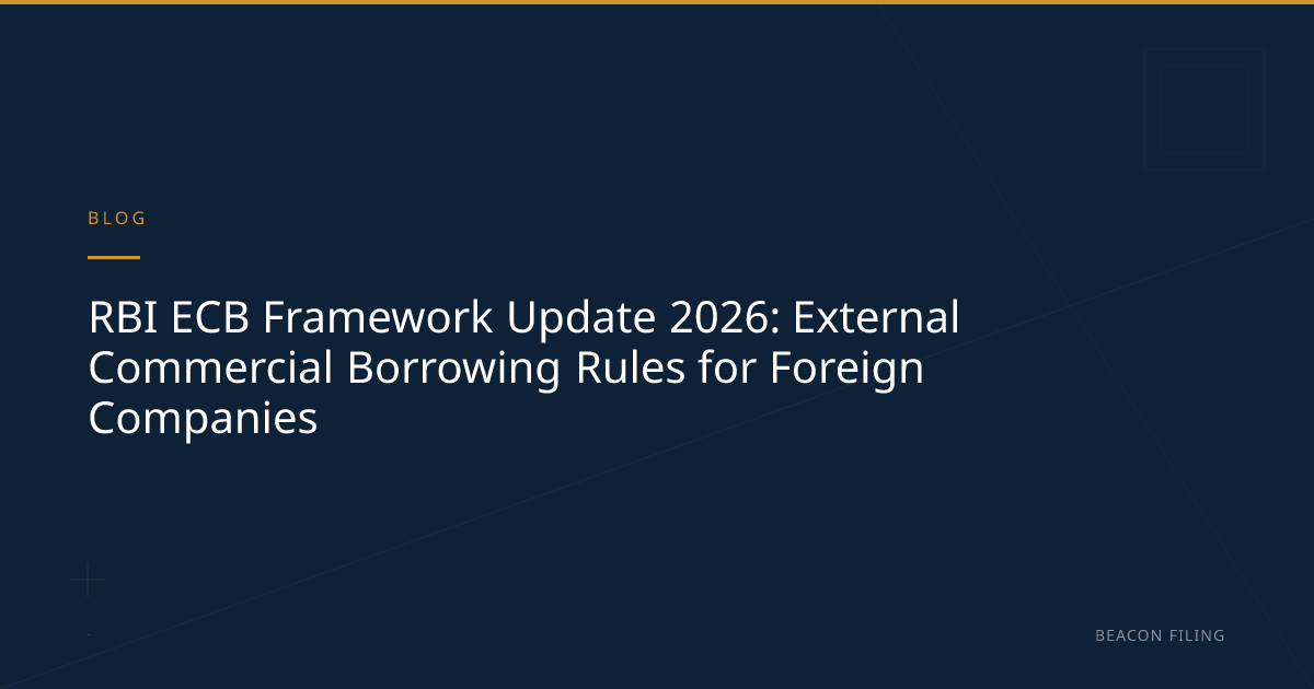RBI ECB Framework 2026: Borrowing Rules | Beacon | Beacon Filing