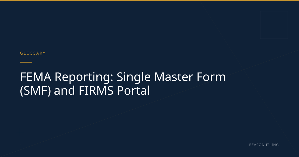 Single Master Form (SMF) & FIRMS Portal — RBI FDI Reporting | Beacon Filing